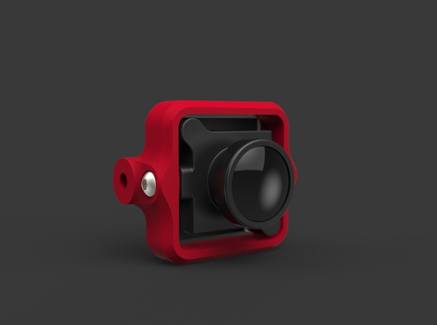 Zigogne RS200 • Runcam & Foxeer Micro cam mount in Red Processed Versatile Plastic