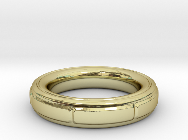ring in 18k Gold Plated Brass