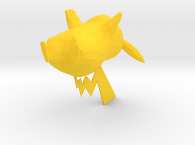 Lifesize Pikachu from Pokemon in Yellow Processed Versatile Plastic: Extra Large