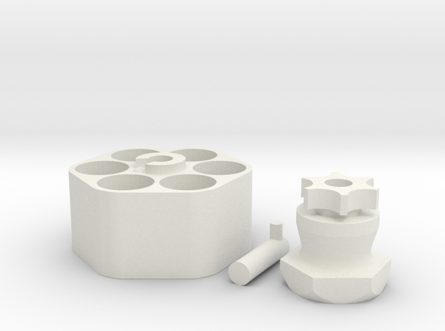 Speed Loader - All Parts in White Natural Versatile Plastic