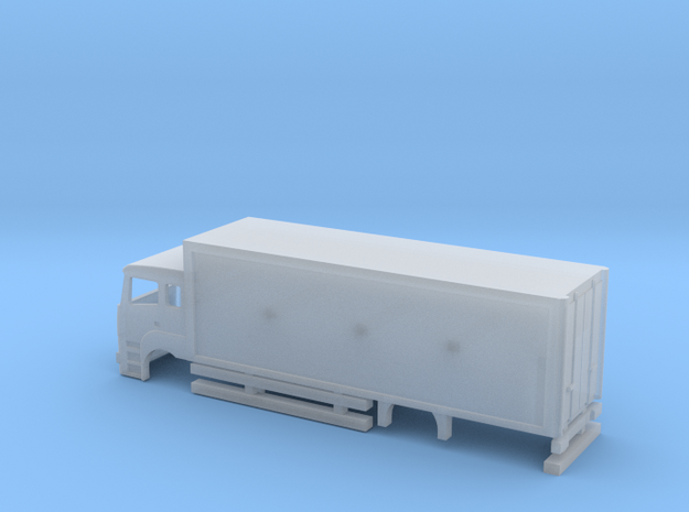 N Gauge Axor-C Rigid Box Moving Bus system in Tan Fine Detail Plastic