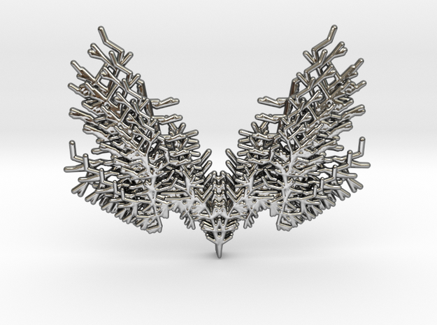 Parametric Necklace v.2 in Fine Detail Polished Silver