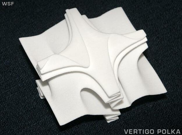 Implicit Surface P in White Natural Versatile Plastic