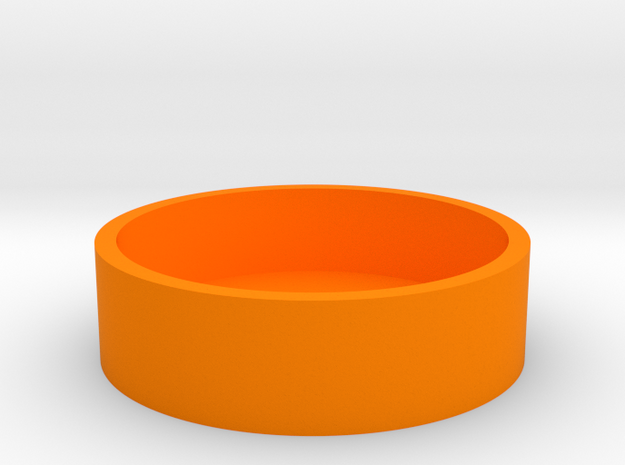 O-Korto Box Base USA Dollar in Orange Processed Versatile Plastic