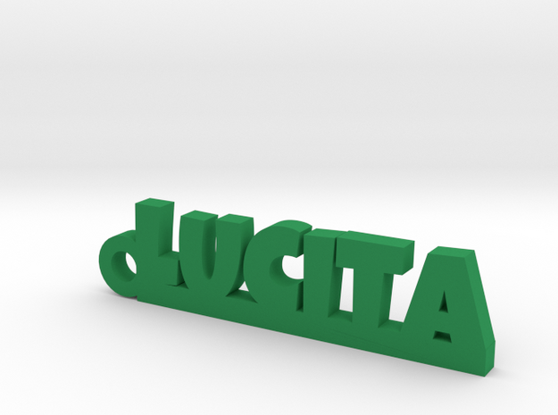 LUCITA_keychain_Lucky in Green Processed Versatile Plastic