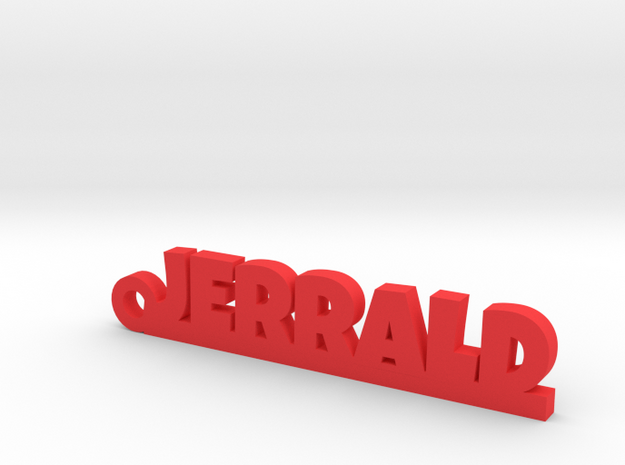 JERRALD_keychain_Lucky in Red Processed Versatile Plastic