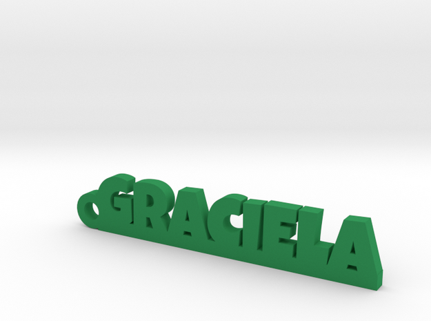 GRACIELA_keychain_Lucky in Green Processed Versatile Plastic