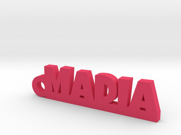 MADIA_keychain_Lucky in Pink Processed Versatile Plastic