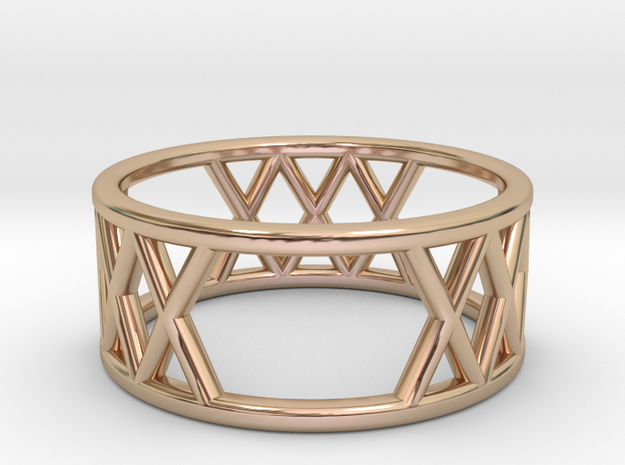 XXX Ring Size-5 in 14k Rose Gold