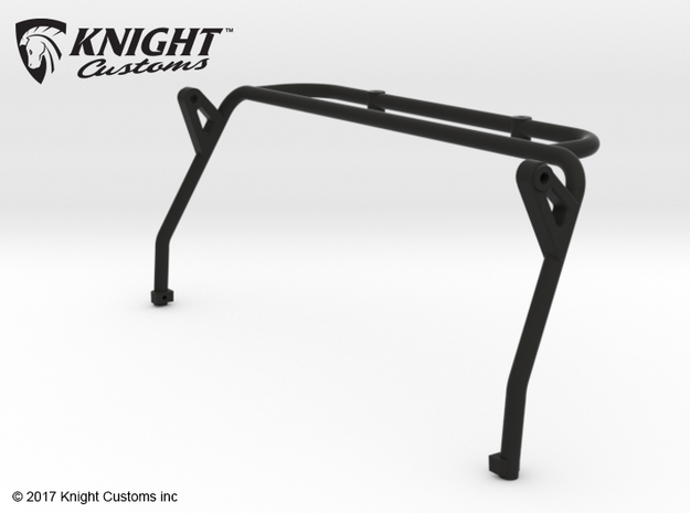 FC10001 Front Exo Cage light mount in Black Natural Versatile Plastic