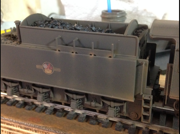 5x Tool carriers WD Austerity locos in Black Natural Versatile Plastic