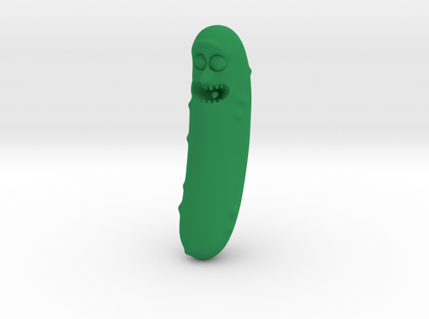 Pickle Rick Rick And Morty in Green Processed Versatile Plastic