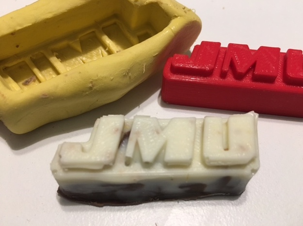 JMU Candy Mold Press in White Natural Versatile Plastic