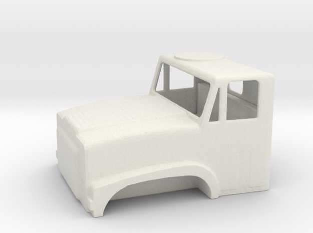 1/87 Scale Oshkosh MTVR Cab in White Natural Versatile Plastic