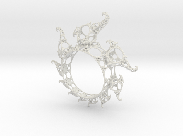 Klein Ring in White Natural Versatile Plastic