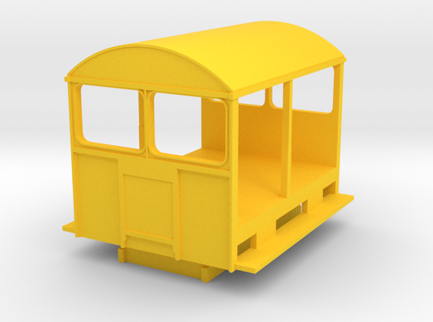 Wickham Trolley Car O in Yellow Processed Versatile Plastic