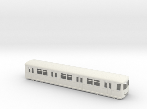 BR 477 Mod 0 scale [1x body] in White Natural Versatile Plastic