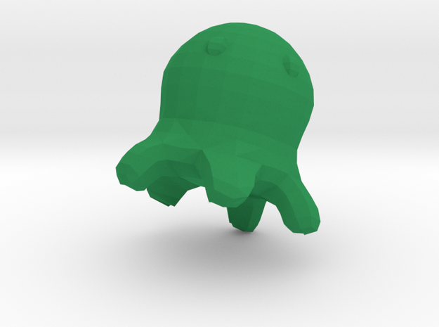 Meet the Brain Slug  in Green Processed Versatile Plastic: Small