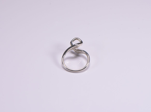 A-LINE Dancing D.03, US size 3.5, d=14,5mm in Polished Silver: 3.5 / 45.25