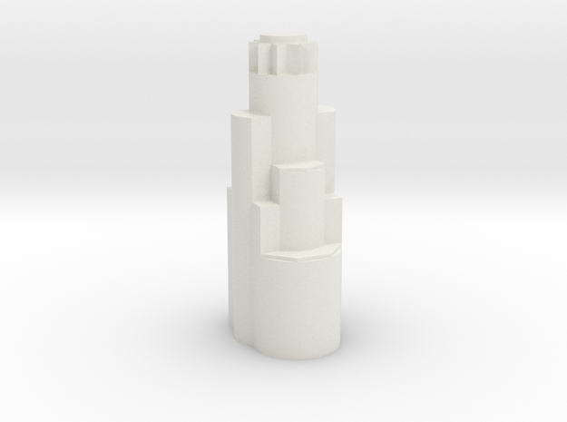US Bank Tower  in White Natural Versatile Plastic