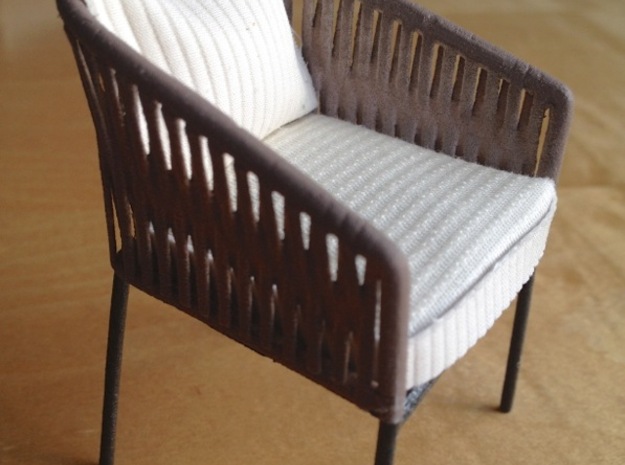1:12 Chair Braided for patio or inside