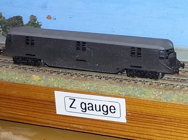 GWR Parcels Car #34 - Z - 1:220 in Smooth Fine Detail Plastic