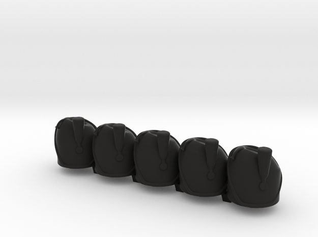 5 x French Bearskin V2 in Black Natural Versatile Plastic