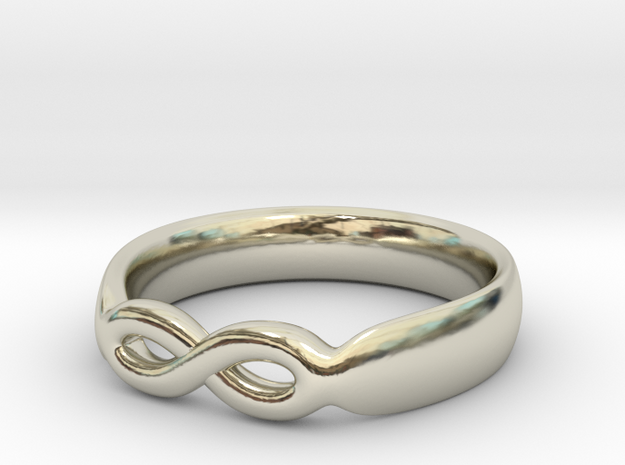 Infinity Ring in 14k White Gold: 7 / 54