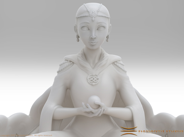 The Childlike Empress Statuette 7cm in White Natural Versatile Plastic