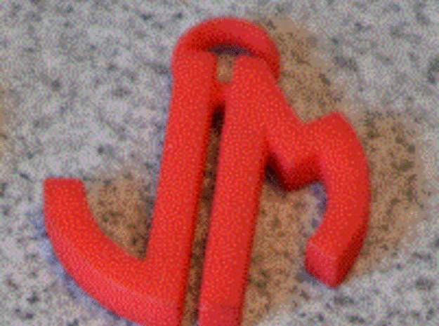 JM2v1Pend-JustJM Scaled in Red Processed Versatile Plastic