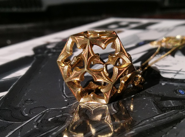 Dodecahedron Thingy in Natural Brass