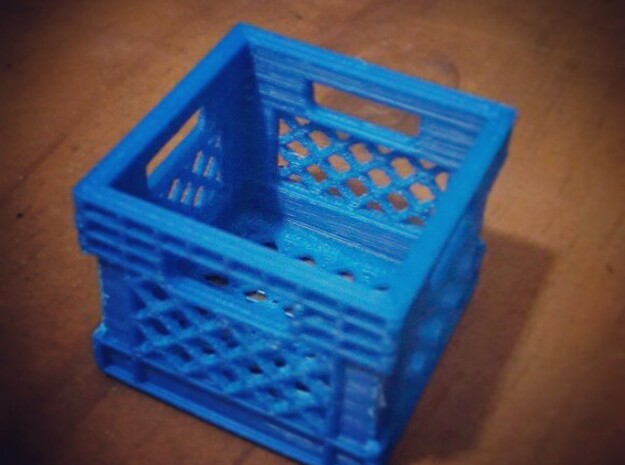 Milk Crate 1/16 in Red Processed Versatile Plastic
