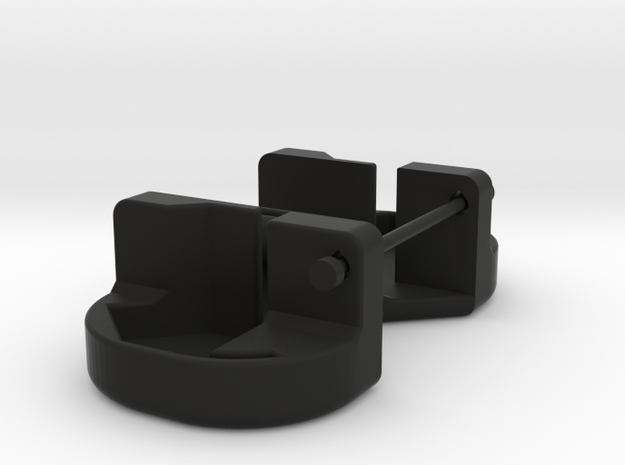 Axial Wraith LED extrusion holder in Black Natural Versatile Plastic