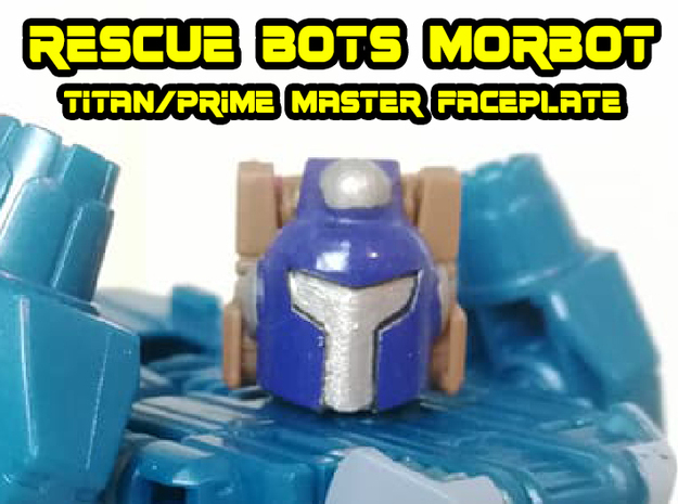 Morbot Face (Titans Return) in Tan Fine Detail Plastic