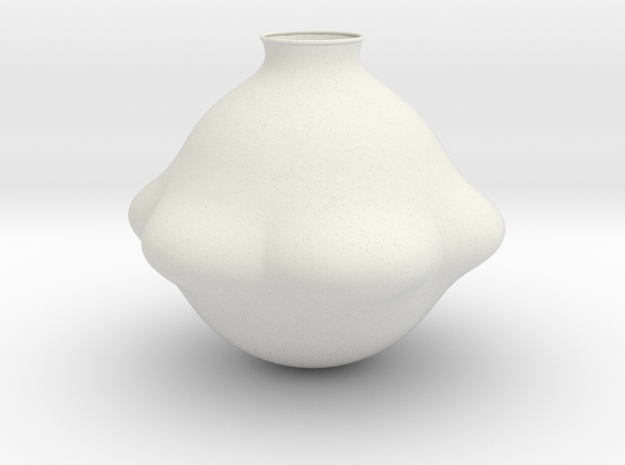 Vase J1307 in White Natural Versatile Plastic