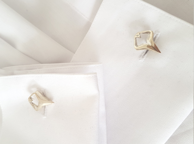HEAD TO HEAD Matchless, Cufflinks in Polished Silver