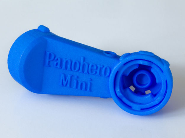Panohero-Mini Body for Hero 5/6/7/8 in Blue Processed Versatile Plastic