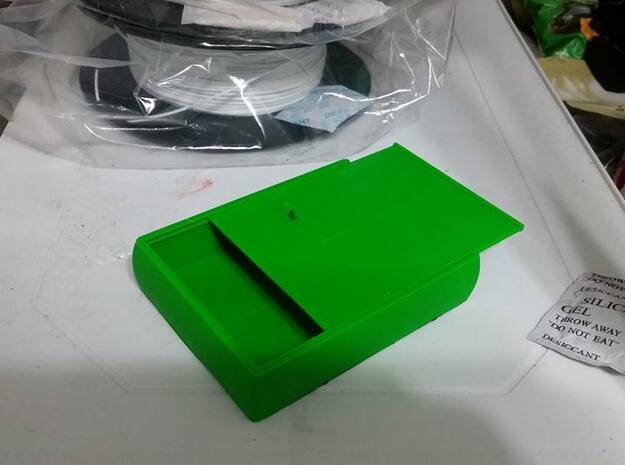 Medium Sized Durable Survival Box in Green Processed Versatile Plastic