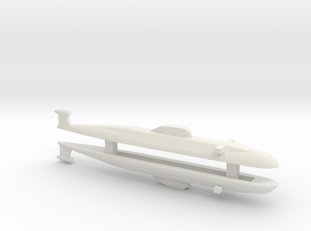 Victor Class SSN x 2, 1/1800 in White Natural Versatile Plastic