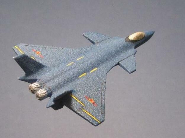 1/285 (6mm) J-20 Chinese in White Natural Versatile Plastic