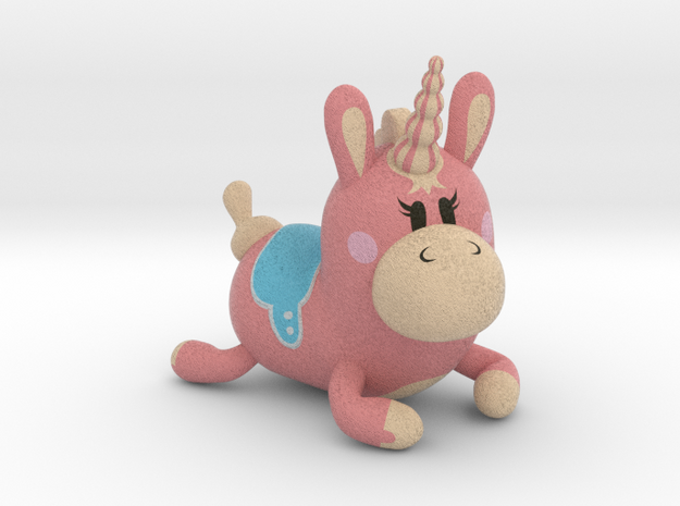 Sitting Balloonicorn in Full Color Sandstone