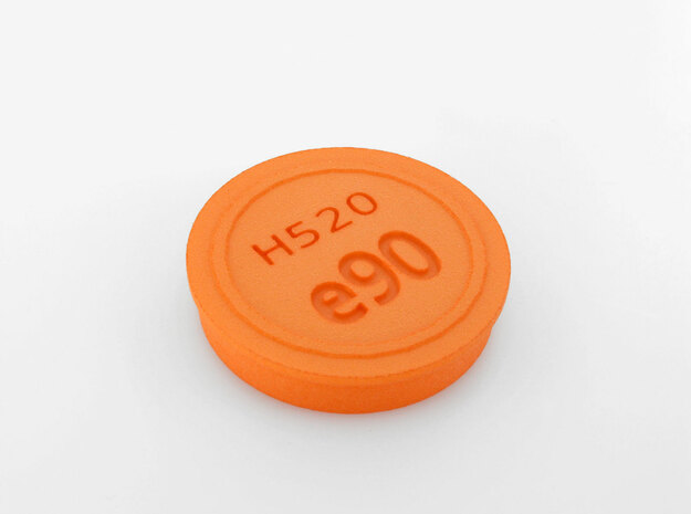 e90_cover in Orange Processed Versatile Plastic