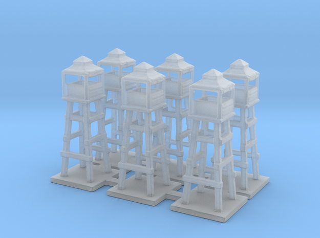 1/285 watch tower x6 in Smooth Fine Detail Plastic