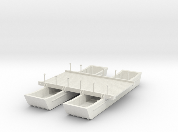 1/87 Scale Main Section with Pnotoons in White Natural Versatile Plastic
