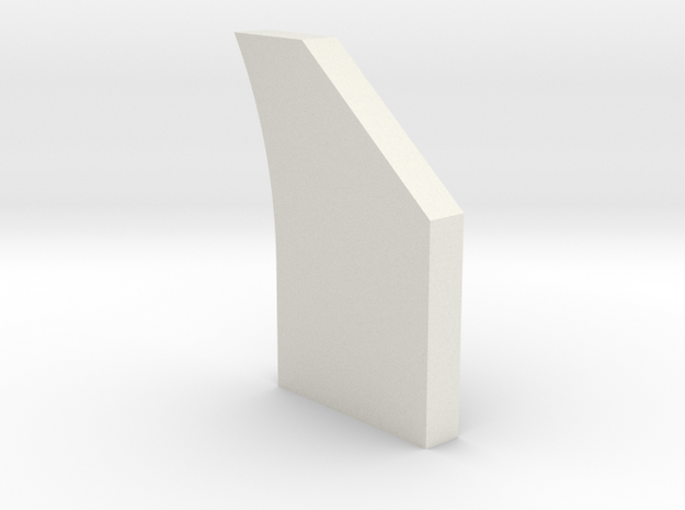 shkr061 - Teil 61 Stützmauerpfeiler breit durchbro in White Natural Versatile Plastic