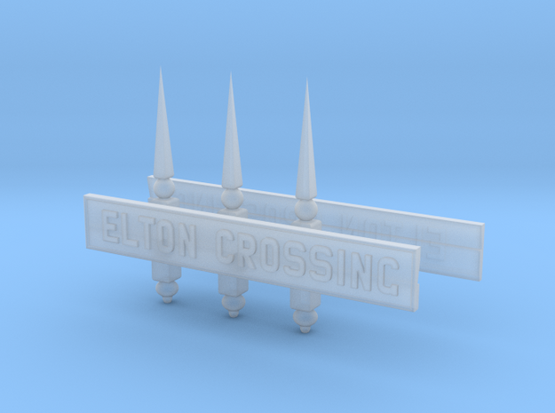 EL71B Nameboards & Finials in Smooth Fine Detail Plastic