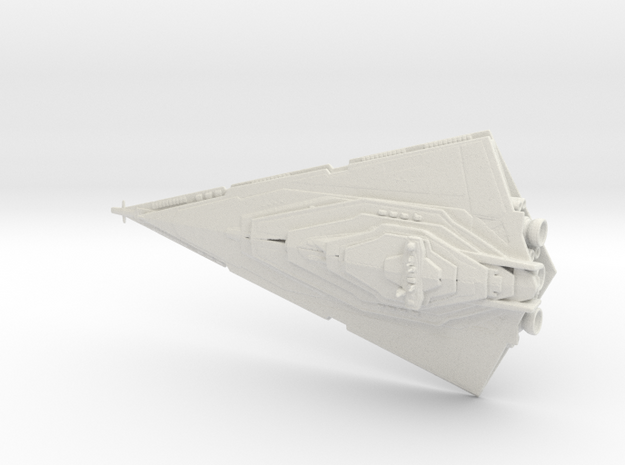 Resurgent-class Star Destroyer 1:20000 in White Natural Versatile Plastic