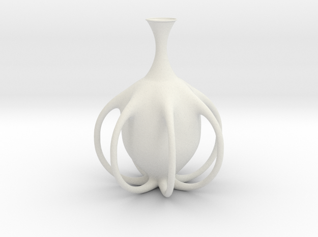 Vase 1815t in White Natural Versatile Plastic
