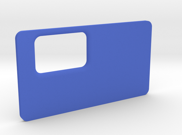 little k door v2 in Blue Processed Versatile Plastic