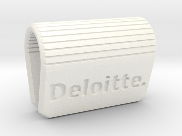 Corporate Cover. Deloitte Edition. in White Processed Versatile Plastic
